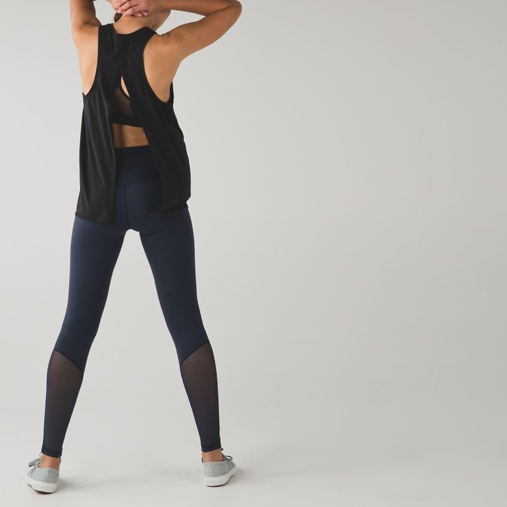 Lululemon Sweaty Endeavor Tights Navy